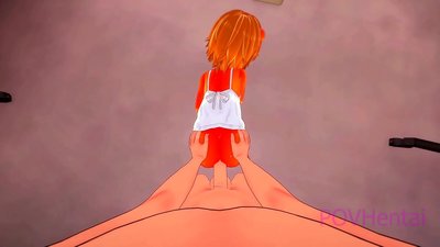 Elemental Flame Monster Girl